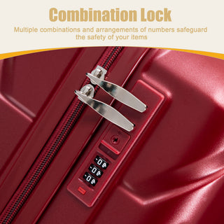 Hard Shell Travel Luggage With Scratch Resistant Surface