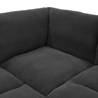 Sectional, Large Arms, Toss Pillows Included