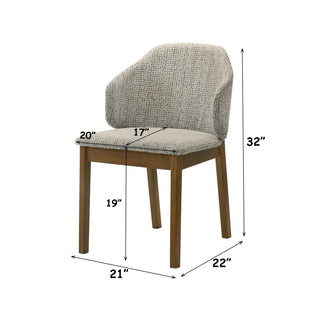 Oleia - Side Chair (Set of 2) - Multi / Walnut