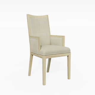 Adeline - Upholstered Arm Chair - Natural Wood Wash