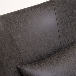 Leisure Chair With Curved Backrest