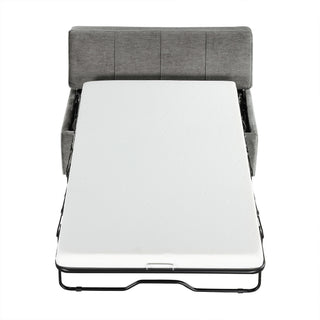 Twin Size Folding Ottoman Sleeper Bed With Mattress Convertible Guest Bed