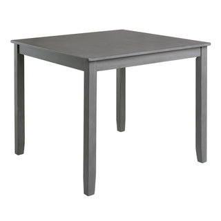 5 Piece Dining Table Set With 4 Chairs For Kitchen - Gray