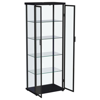 Nevra - 4 Shelf Display LED Curio Cabinet