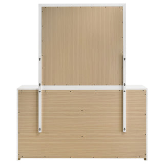 Lauryn - 6 Drawer Dresser With Mirror - Gloss White
