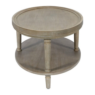 Bedford - Oval Coffee Table With Shelf - Natural