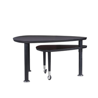 360 Degree Rotatable Coffee Table With Solid Legs