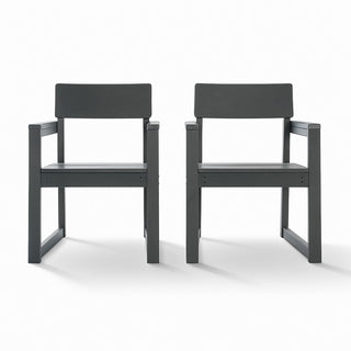 5 Piece Outdoor Dining Set, Table With Umbrella Hole And 4 Armrest Chairs