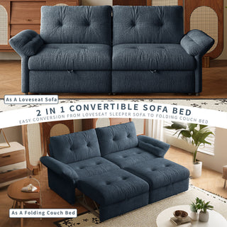 Sofa Bed, 2 In 1 Design For Living Rooms