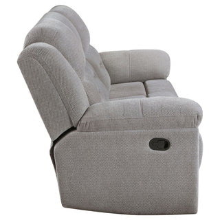 Sebring - Reclining Sofa With Manual Recline - Gray