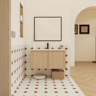 Floating Bathroom Vanity With Sink Combo