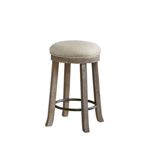 Swivel Counter Stool - Cream / Reclaimed Gray
