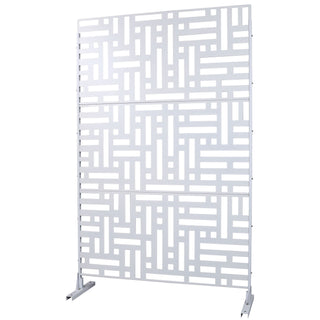 Decorative Freestanding Metal Privacy Screen For Indoor & Outdoor Use