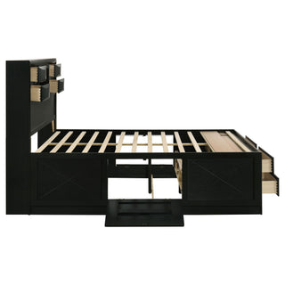 Palamino - 5 Piece Eastern King Bedroom Set - Black