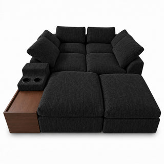 Modular Cloud Couch With Storage Console