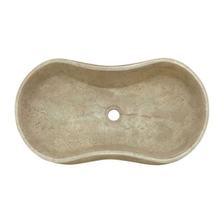Bathroom Vessel Sink With Wavy Design