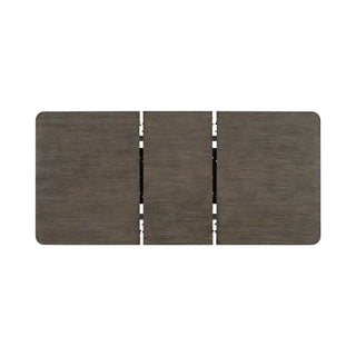 Hollywood Park - Rectangular Dining Table With Leaf - Dark Gray