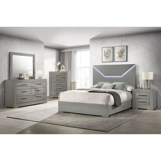 Pierce - Panel Bed LED Headboard