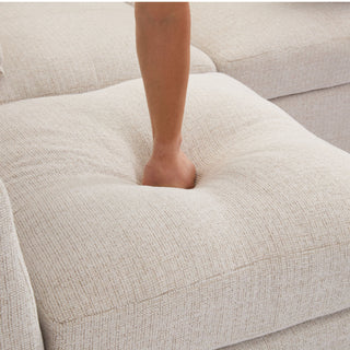 Sectional Sofa Modular U-Shaped With Ottoman & USB Ports