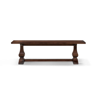 Whitmore - Trestle Dining Bench - Dark Brown