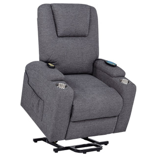 Power Lift Massage Recliner With Heat And Remote Control