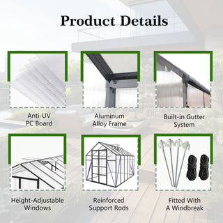 Gain Height Windproof Aluminum house With Raised Base