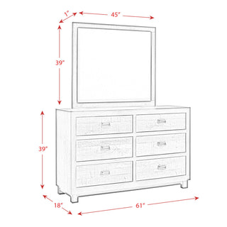 Harlington - 6-Drawer Dresser