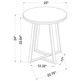 Melisa - 2 Piece Coffee And End Table Set - White Marble