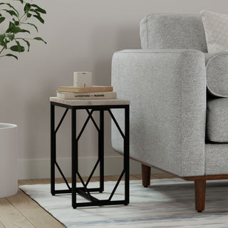 Selma - Handcrafted Metal And Wood Accent Table