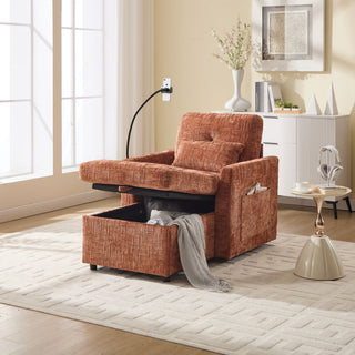 Multifunctional Recliner Sofa With Storage And Phone Bracket