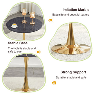 Round Dining Table With Thickened Top For Kitchen