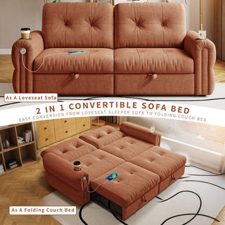 Cloud Like Convertible Sofa Bed With For Living Room