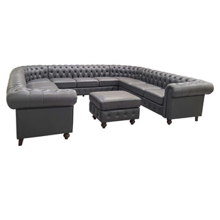 Chesterfield Vintage Style U - Shape Sectional