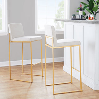 Fuji - Contemporary Design High Back Barstool