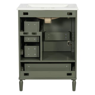 Traditional Bathroom Vanity Set With Soft Close Doors
