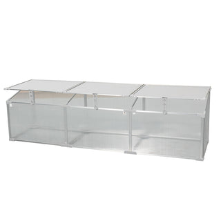 Polycarbonate Greenhouse For Outdoors In Winter - Silver