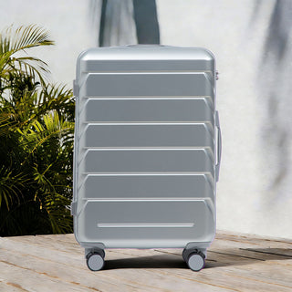 Hard Shell Luggage With Scratch Resistant Surface, 4 Wheels, Combination Lock & Side Hooks