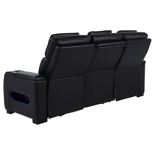 Isadora - Power Reclining Sofa With Dual Independent Recline - Black
