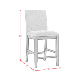 Wakefield - 5 Piece Counter Set (Table And 4 Chairs) - Espresso