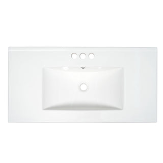 Shaker Free Standing Bathroom Vanity Cabinet & Sink, Soft Close Drawers, Soft Close Doors