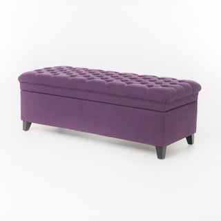 Juliana - Storage Ottoman With Birch Legs