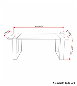 Nessa - Bench - Natural