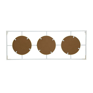 3 Mirror Piece Wall Mirror InRectangular Frame, Home Wall Decor For Bedroom Living Room