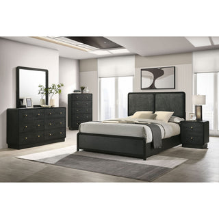 Burton - 2 Drawer Nightstand - Black