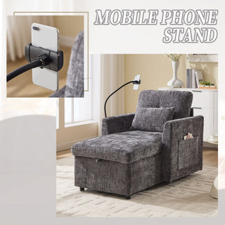 Multifunctional Recliner Sofa With Storage And Phone Bracket