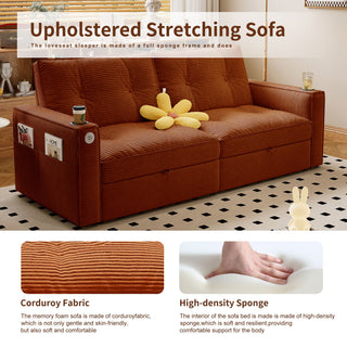 2 In 1 Convertible Sofa Bed For Living Rooms