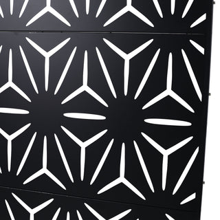 Outdoor & Indoor Metal Privacy Screen, Freestanding Decorative Panels