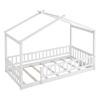 Bed House Bed Frame With Fence