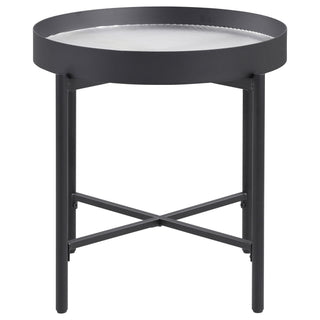Rafael - 2 Piece Coffee Table Set With Sliding Storage - Tan / Black