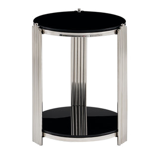 Round Table With Double Layer Storage